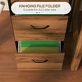 thumbnail image 4 of Vinsetto Vertical Filing Cabinet with Hanging Bars for Letter and A4 Size, 4 of 10