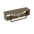 thumbnail image 6 of Decorotika Asal 47" Modern Metal Wood TV Stand for Maximum 55 inches Televisions Oud Oak & White, 6 of 7