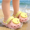 thumbnail image 6 of JAJAHO Girls Slippers Kids Cute Clogs Summer Sandals With Bunny Design Glow In The Dark On Waterproof Beach Stylish Shoes, 6 of 8