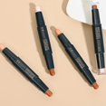 thumbnail image 3 of Dual Head Contour & Highlight Makeup Stick, Creamy Concealer for Face Sculpting, Dark Eye Circle Coverage, Buildable Full Coverage, Blendable, Hydrating Formula, 2-in-1, 3 of 8