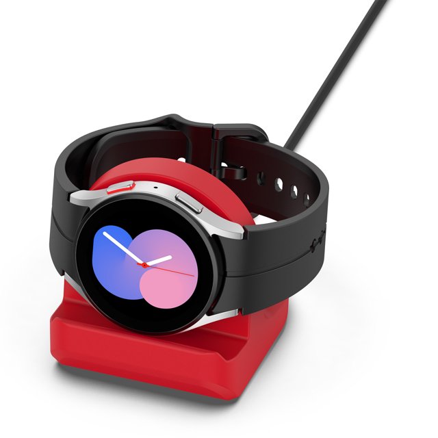 Cuna Del Cargador Soporte de base de cargador de silicona antideslizante universal para Samsung Galaxy Watch 5/5Pro Likrtyny Para estrenar