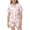 Pink, variant on Kiijoy Toddler Girls Pajama Set Bow Print Short Sleeve Button Shirt Shorts Sleepwear, Size 2-13