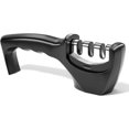 thumbnail image 1 of Knife Sharpener, 3 in 1 Professional Knife Sharpener, Manual Knife Sharpener Sharpener, Knife Sharpener for Stainless Steel Knives of All Sizes(Black), 1 of 5