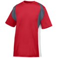 thumbnail image 2 of Augusta 3XL Quasar Jersey Red/Graphite/White 1515, 2 of 2