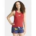 thumbnail image 2 of Supergirl and Wonder Woman Women's Graphic Tank Top, 2-Pack, Sizes XXS-XXL, 2 of 7