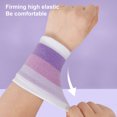 thumbnail image 2 of 1 Pair Sports Wristband Sweat-absorbing Breathable Fabric Extra Soft Elastic Non-Fading Wrist Protection Polyester Children Wrist Support Sports Wristband for Kids, 2 of 7