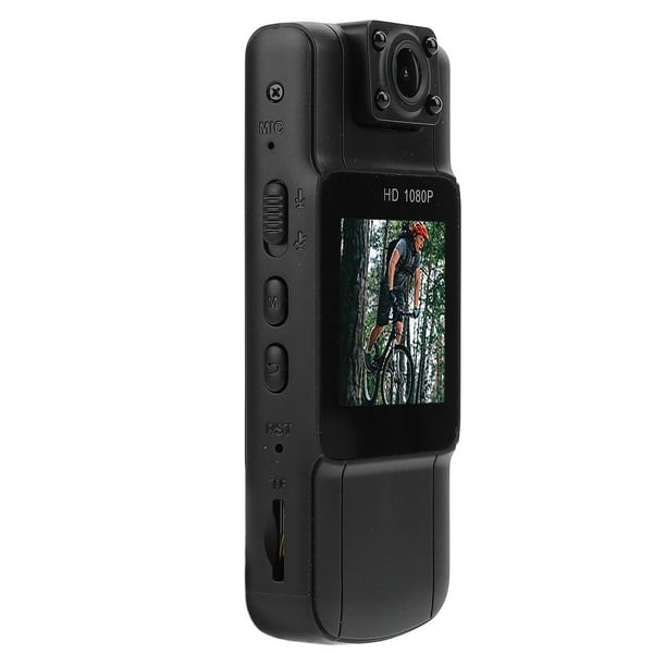 RecordAradora de Video Portátil, 180 Grados de Lente Giratoria de Bucle de Bucle Cuerpo Usado Cámara 1080p Para Ciclismo