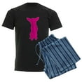 thumbnail image 6 of CafePress - Chihuahua Silhouette Men's Dark Pajamas - Men's Dark Loose Fit Cotton Pajama Set, 6 of 7