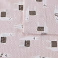 thumbnail image 4 of Comfort Classics Cozy Soft Cotton Flannel Pink Llamas 3 Piece Sheet Set, Twin, 4 of 6