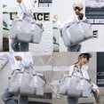thumbnail image 4 of Sac de Sport Sac de Voyage Sac de Sport Gris, 4 of 7
