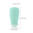 thumbnail image 6 of Homoyoyo Silicone Travel Bottles  3Pcs Refillable Leak-Proof Assorted Colors for Toiletries, 6 of 6