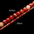 thumbnail image 4 of Red Agate Beads 4mm Natural Gemstone Beads, Smooth Round Loose Beads (1 Strand - 90pcs), 4 of 5