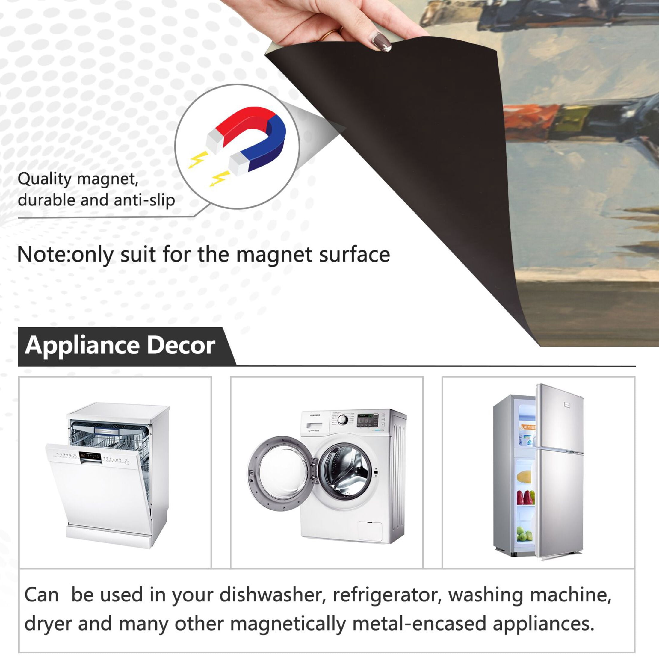 Dishwasher Sticker Magnetic Dishwasher Sticker Magnetic Decorative Sticker Refrigerator Sticker Dishwasher Decorative Stickers Red Wine Grape Pattern