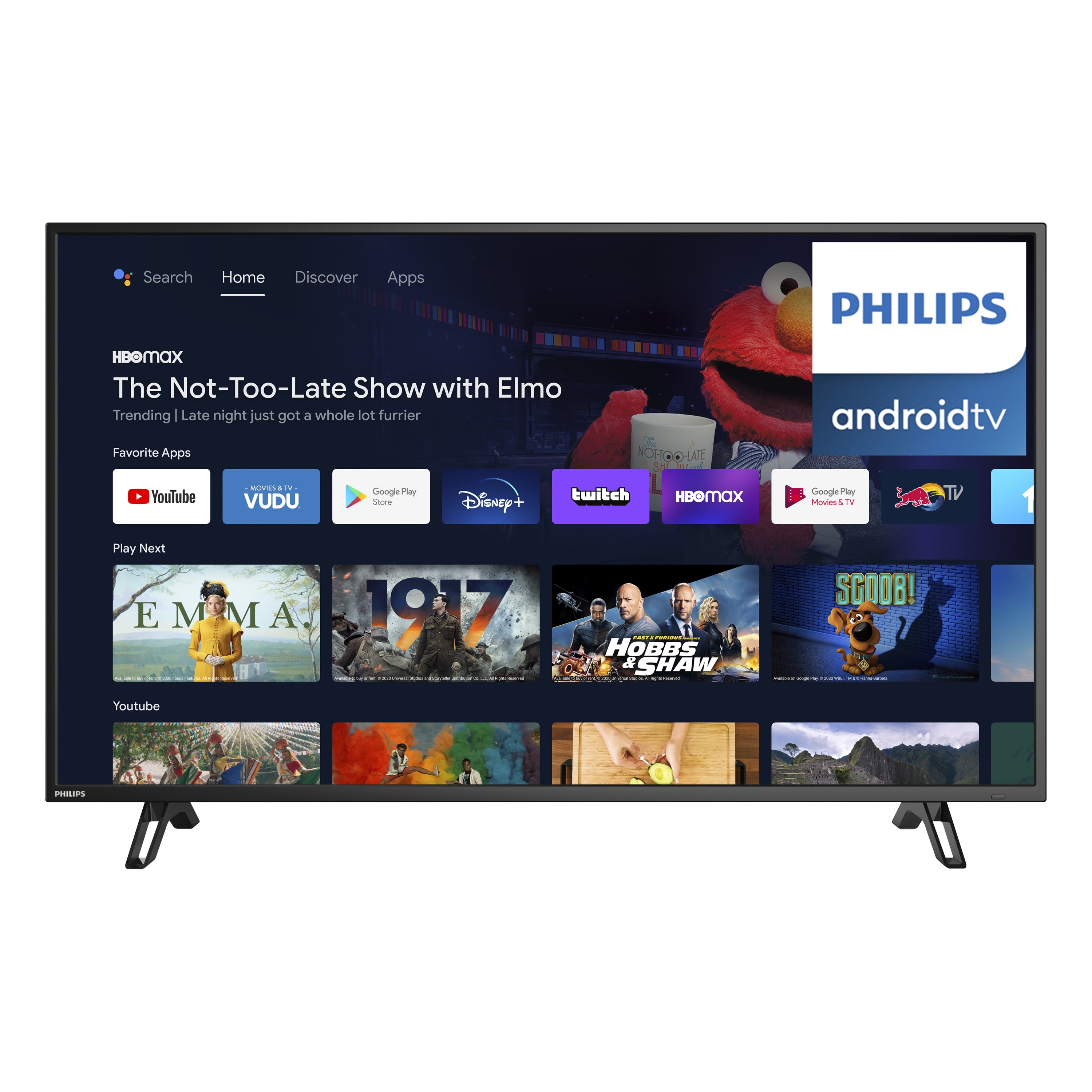 Accidental mat carefully Philips 43" Class 4K Ultra HD (2160p) Android Smart LED TV with Google  Assistant (43PFL5766/F7) - Walmart.com