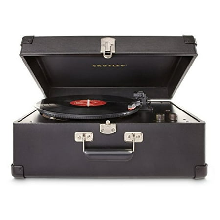 Crosley CR6249A-BK Keepsake Portable USB Turntable with Software for Ripping & Editing Audio
