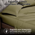 thumbnail image 4 of Ultra Soft Deep Pocket 400-Thread Count Egyptian Cotton Stripe Sheet Set, 4 of 7