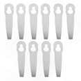 thumbnail image 1 of 10-Pack Metal Blades for Polycut 2-2 Lawn Mower Replacement Parts s202412244680, 1 of 5