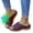 Red, variant on jsaierl Summer Ladies Embroidered Sandals Casual Footwear Casual Roman Slippers