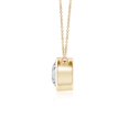 thumbnail image 2 of ANGARA Natural Bezel-Set Diamond Solitaire Necklace in 14K Yellow Gold for Women (Size-3.4mm| Color-H| Clarity-SI2) | April Birthstone, Anniversary, Jewelry Gift for Women | Natural Diamond Necklace, 2 of 9