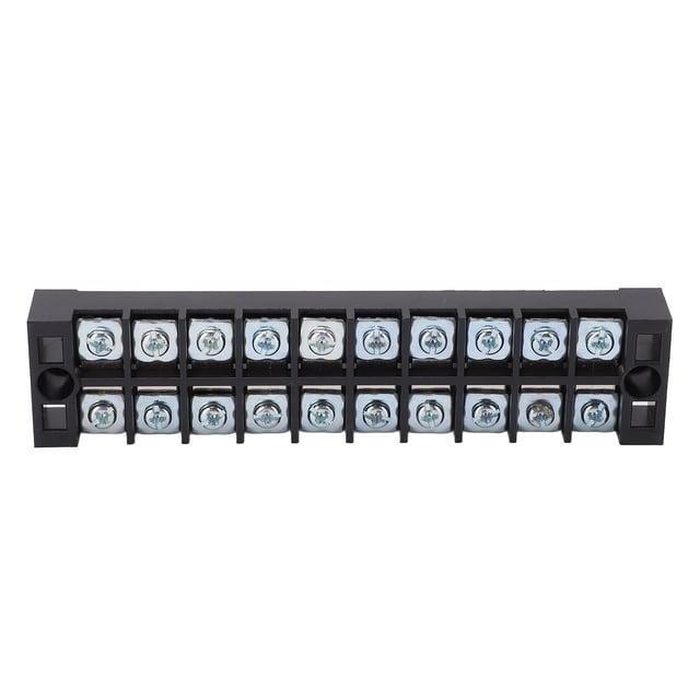 Tira de terminales eléctricos, kit de bloques de terminales de bloque de terminales TB‑2510L de 25 piezas Bloques de terminales de circuito Diseño revolucionario VoborMX herramienta