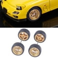 thumbnail image 3 of UOYOTT Spoke Custom Alloy 1:64 Wheels And Tyres Real Riders Wheels For Hot Rubber, 3 of 6