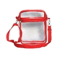 thumbnail image 2 of Clear Crossbody Purse Bag Bulk Stadium Approved 8"x 5.9" PVC Purse Bag with Strap for Travel Stadium Concerts Festival, 2 of 7
