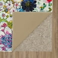 thumbnail image 5 of Mohawk Home Prismatic Blossoms Rainbow Contemporary Floral Precision Printed Area Rug, 3'4"x5', Cream & Pink, 5 of 8