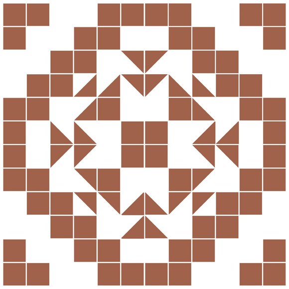 FloorPops Matias Terracotta Peel and Stick Floor Tiles Set of 20