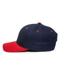 thumbnail image 5 of Outdoor Cap OC871 Premium Modern Solid Back-Navy/Red-Adult, 5 of 8