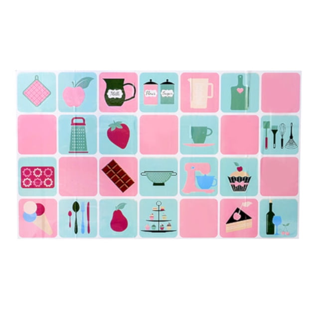 Adhesive Wall Sticker,1Pc Kitchen Tile Sticker Wall Sticker Tile Sticker Eco-Friendly Materials