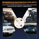 thumbnail image 5 of Foco Led 7''redondo 6000k H4 Faro Lupa Para Jeep/moto, 5 of 5