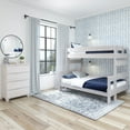 thumbnail image 5 of Plank+Beam Solid Wood Farmhouse Twin over Full Bunk Bed, White Wash, 5 of 6
