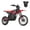 Matte Red, variant on IN10 2600W Electric Dirt Bike for Adults, 40 MPH Off-Road Electric Motorcycle, 48V 23.4Ah Removable Battery, 53-Mile Max Range, Hydraulic Brakes, Full Suspension, Midnight Black