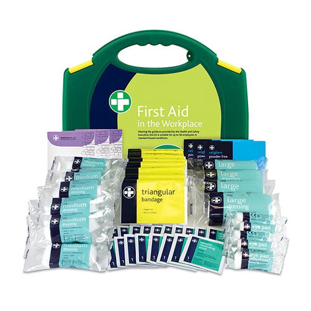 Timco - Workplace First Aid Kit – HSE Compliant (Size Large - 1 Each)