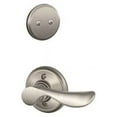 thumbnail image 6 of Schlage F94CHP620LH Antique Pewter Champagne Champagne Dummy Lever Interior Pack with Deadbolt Trim for Left Handed Doors F94-CHP-LH, 6 of 6