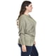thumbnail image 2 of Blusa Con manga kimono Roman Fashion Tallas Extras 1041 Verde militar Talla 40, 2 of 6