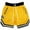 Yellow, variant on Mesh Athletic Shorts For Men, Lightweight Color Blocks Outdoor Bottom, Soft Beathable Jogging Sweat Shorts With Zipper Pockets Print Drawstring Waist Shorts