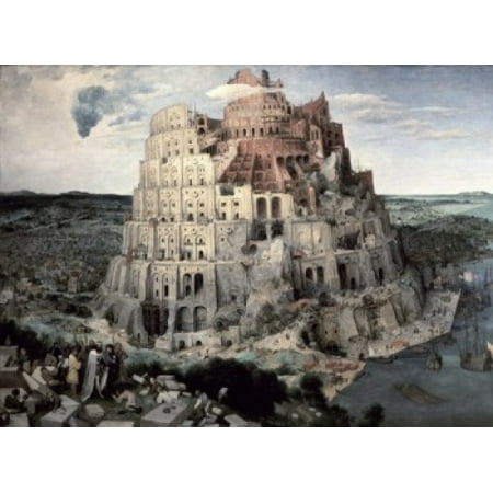 Kunsthistorisches Museum Vienna Tower of Babel 1563 Pieter Bruegel the Elder (ca1525-1569Flemish) Oil on Wood Panel Kunsthistorisches Museum Vienna Austria Canvas Art - Pieter Bruegel (18 x 24) ()