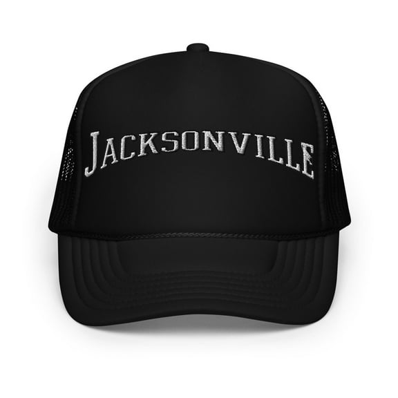 Jacksonville Foam Trucker Hat (Black)