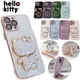 thumbnail image 2 of Hello Kitty-funda plegable para teléfono móvil, carcasa a prueba de golpes con espejo chapado, para IPhone 14, 13, 12, 11 Pro Max, 7, 8 Plus, 2 of 4