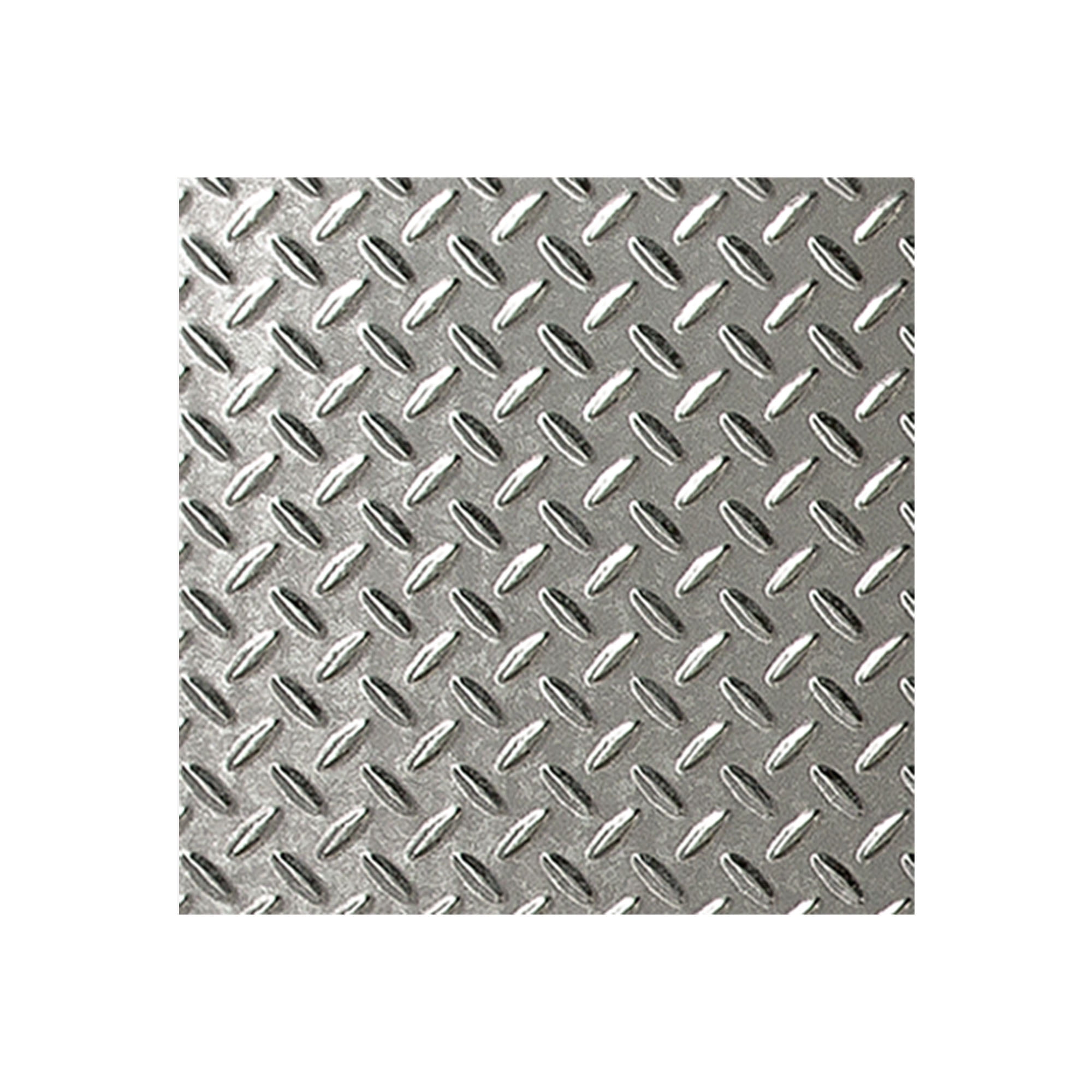 Fasade - Diamond Plate Galvanized Steel Decorative Wall Panel - Fast