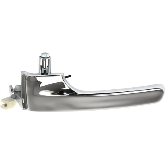 Interior Door Handle Compatible with 2008-2012 Jeep Liberty Front or Rear, Left Driver Chrome