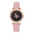 thumbnail image 3 of Reloj de cuarzo con esfera de mariposa y cien diamantes para mujer, personalizado, sencillo y popular, a la moda para mujer, 3 of 6