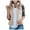 Khaki, variant on Hueook Winter Vest for Women Lightweight Warm Winter Coats Polar Soft Vests Outerwear with Zip Up Pockets Sleeveless Jacket for Winter 50% Off Clearance
