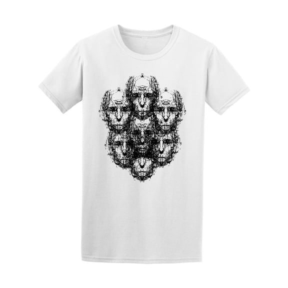 Abstract Art Heads Tee Men's -Image by Shutterstock