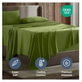thumbnail image 5 of RV Short Queen Sheet Set - 4 Piece Bed Sheets for RV Short Queen Size Bed, Deep Pocket, Hotel Luxury, Extra Soft, Breathable and Cooling, Calla Green RV Short Queen Size Sheets, 5 of 9