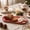 A, variant on Cififendec Christmas Wooden Serving Tray, 11.41"×4.17", Oval Wood Platter with Festive Xmas Print for Cookie Dessert Tabletop Display Home Ornament
