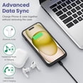 thumbnail image 3 of Battery Case for iPhone 15 Pro, [2025 Upgraded] 7500mAh Portable Charging Recharable Protective Ultra-Slim Charr case Only 15Pro (6.1 Inch),, 3 of 3