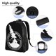 thumbnail image 4 of Mochila para portátil con el logotipo de Paul Smiths College of Arts and Science, bolso de viaje informal para la universidad, mochila negra para el trabajo y los negocios, regalo para hombres y, 4 of 5