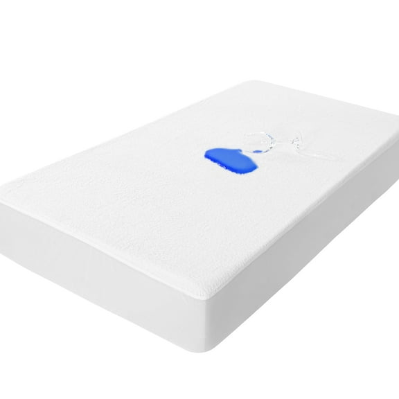 Ntbay 100% Waterproof Mattress Protector with 18" Deep Pocket, Ultra Soft Breathable Fitted Mattress Protectors, Vinyl Free, Hypoallergenic, White, California King, 72"x84"